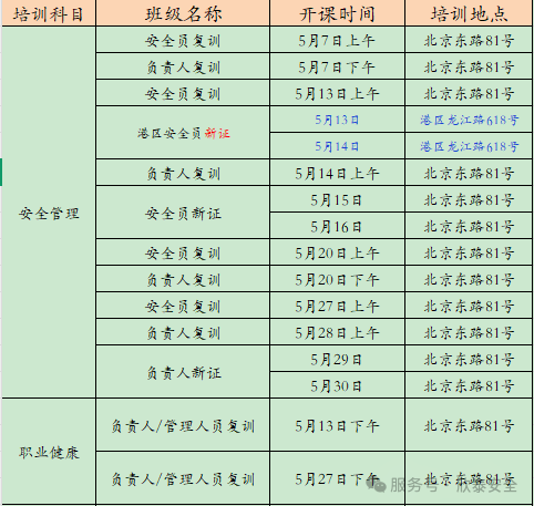 2025年5月培訓考試安排已定，請悉知！(圖1)
